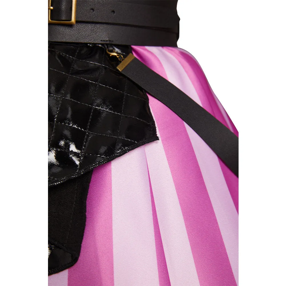 LoL Jinx Cosplay Costume Goth Lolita Dress Outfits Halloween Carnival Suit