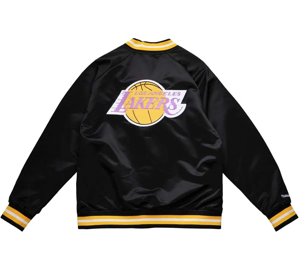 LOS ANGELES LAKERS DOUBLE CLUTCH LIGHTWEIGHT SATIN JACKET