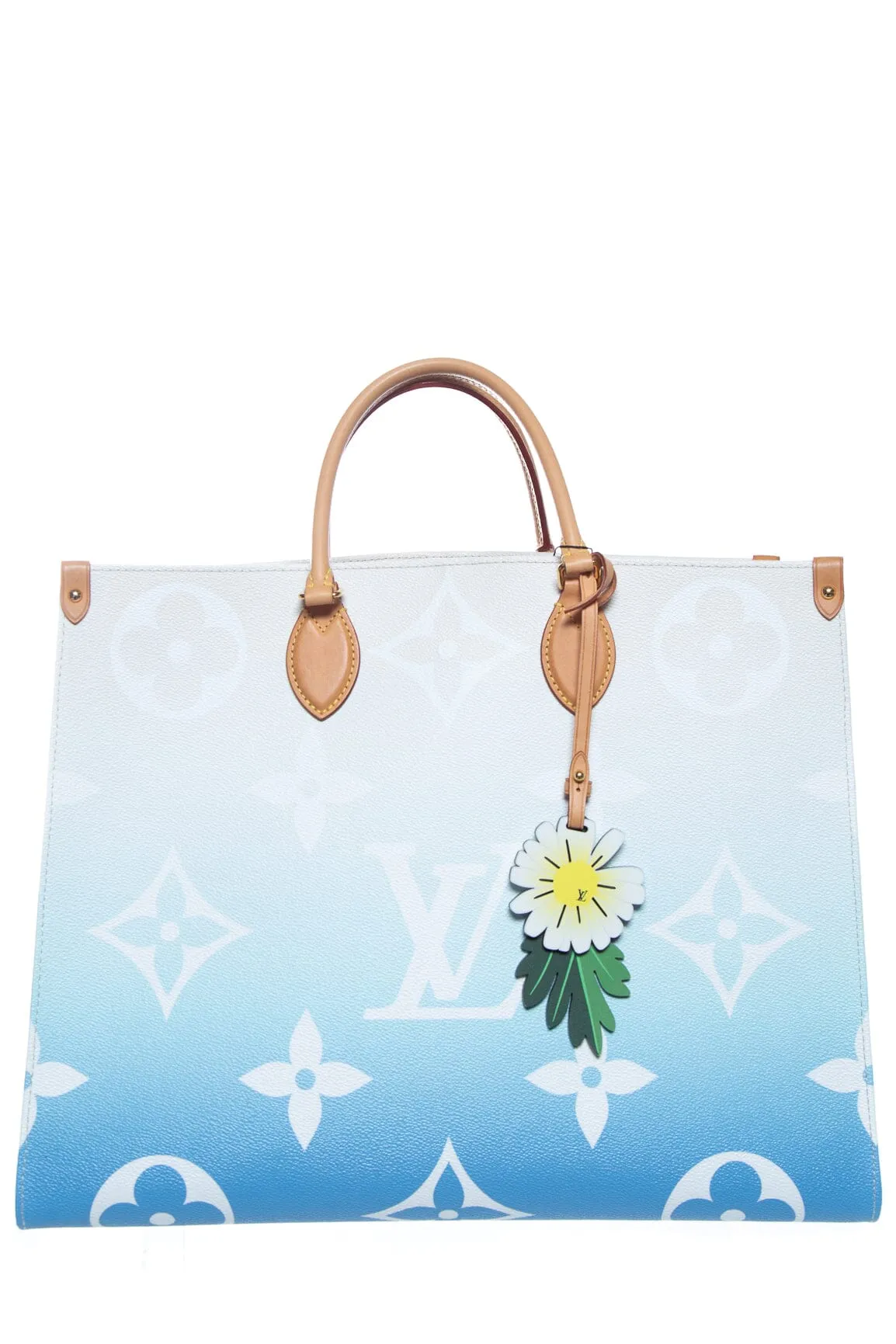 Louis Vuitton 2021 Blue Monogram Giant By The Pool Onthego Tote