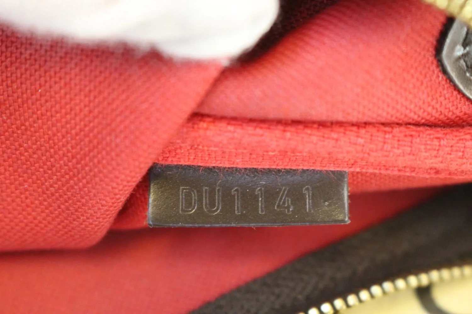 LOUIS VUITTON Damier Ebene Eva Accessories Pouch Crossbody