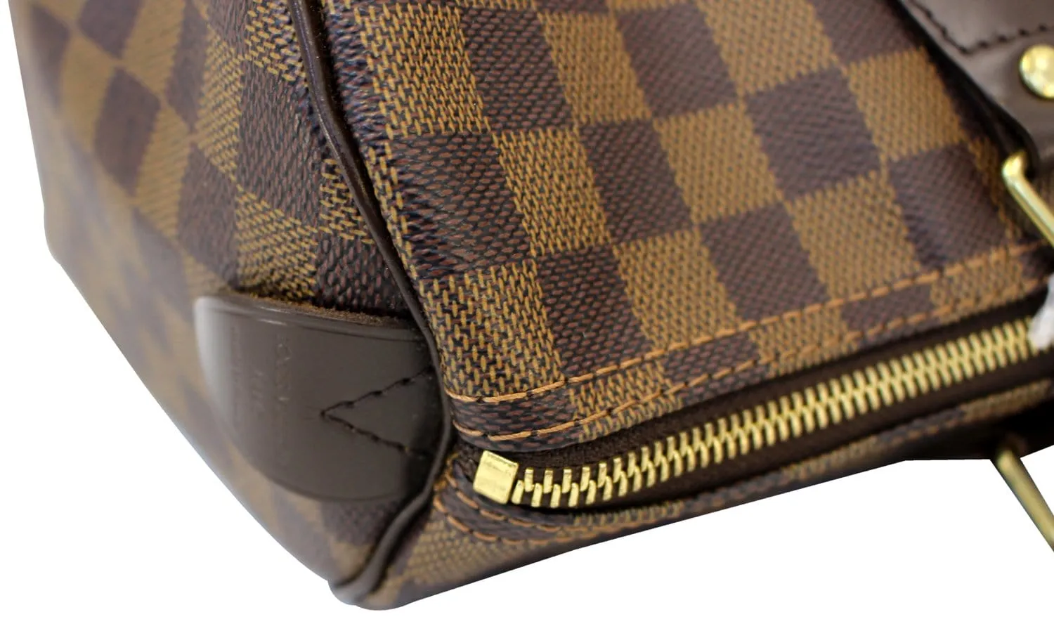 LOUIS VUITTON Damier Ebene Speedy 35 Handbag