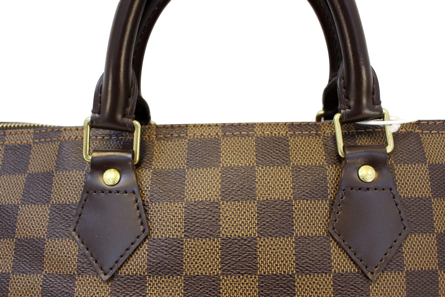 LOUIS VUITTON Damier Ebene Speedy 35 Handbag