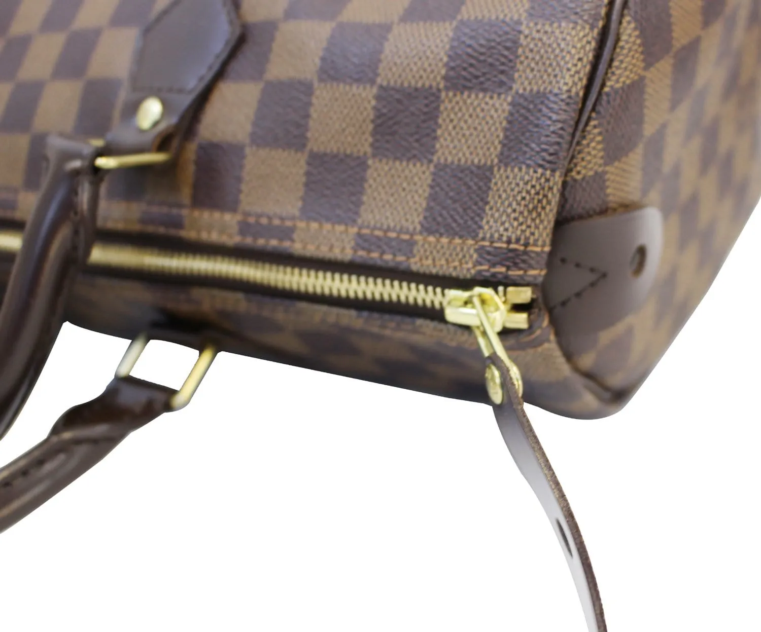 LOUIS VUITTON Damier Ebene Speedy 35 Handbag