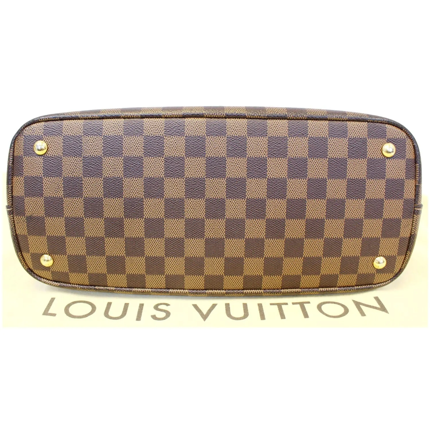 LOUIS VUITTON Kensington Damier Ebene Shoulder Handbag