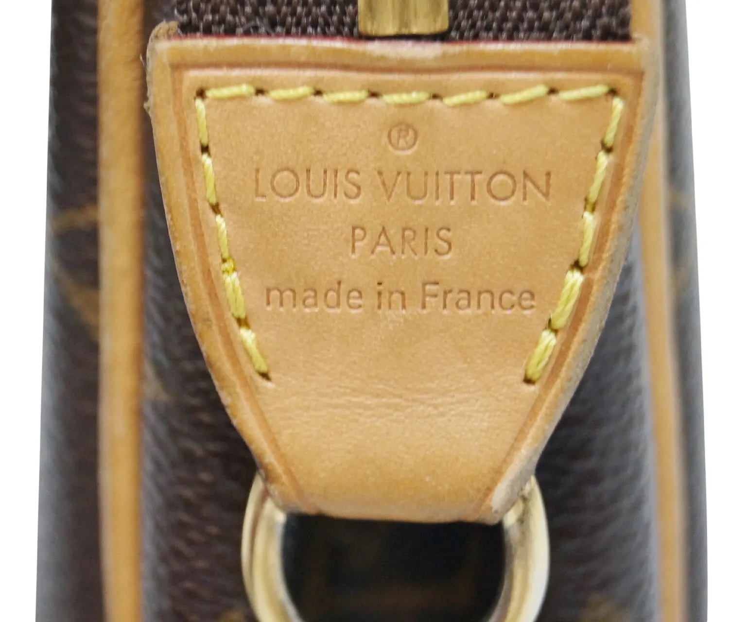 LOUIS VUITTON Monogram Canvas Pochette Eva Clutch Crossbody Bag