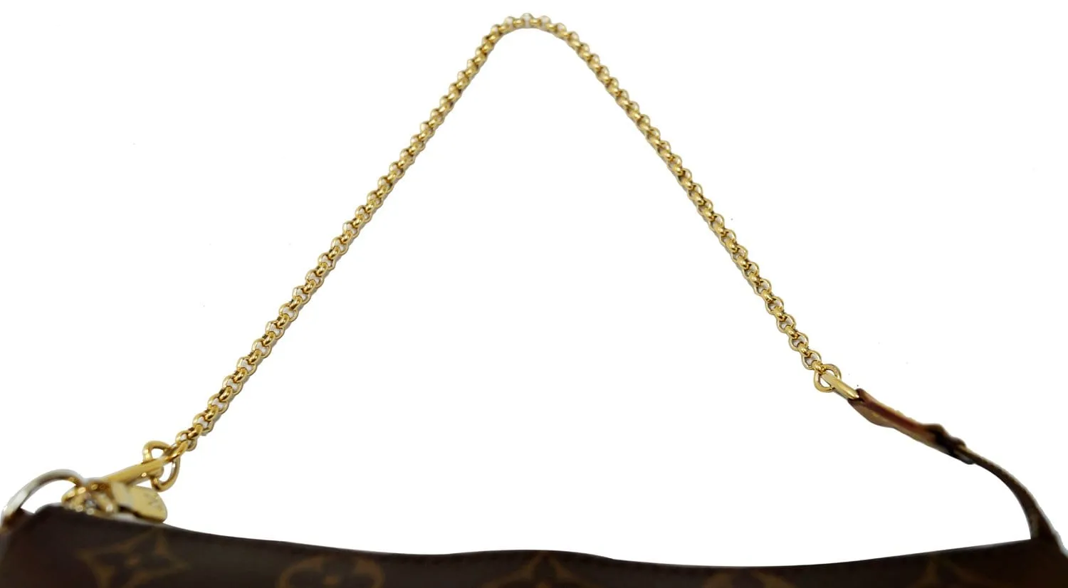 LOUIS VUITTON Monogram Canvas Pochette Eva Clutch Crossbody Bag