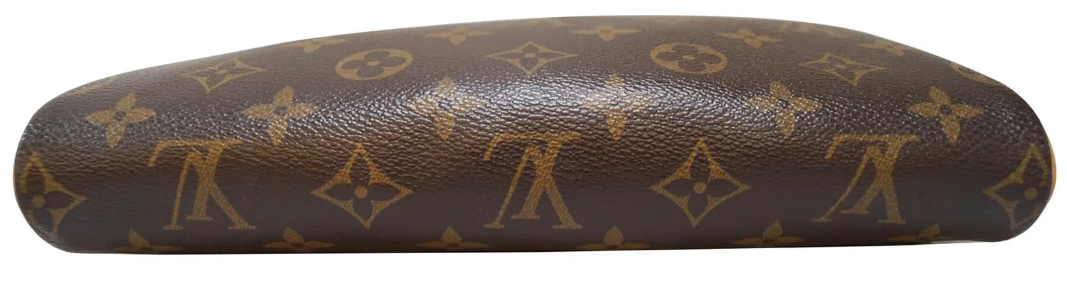 LOUIS VUITTON Monogram Canvas Pochette Eva Clutch Crossbody Bag