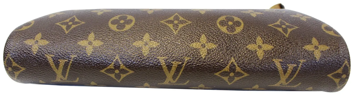 LOUIS VUITTON Monogram Canvas Pochette Eva Clutch Crossbody Bag