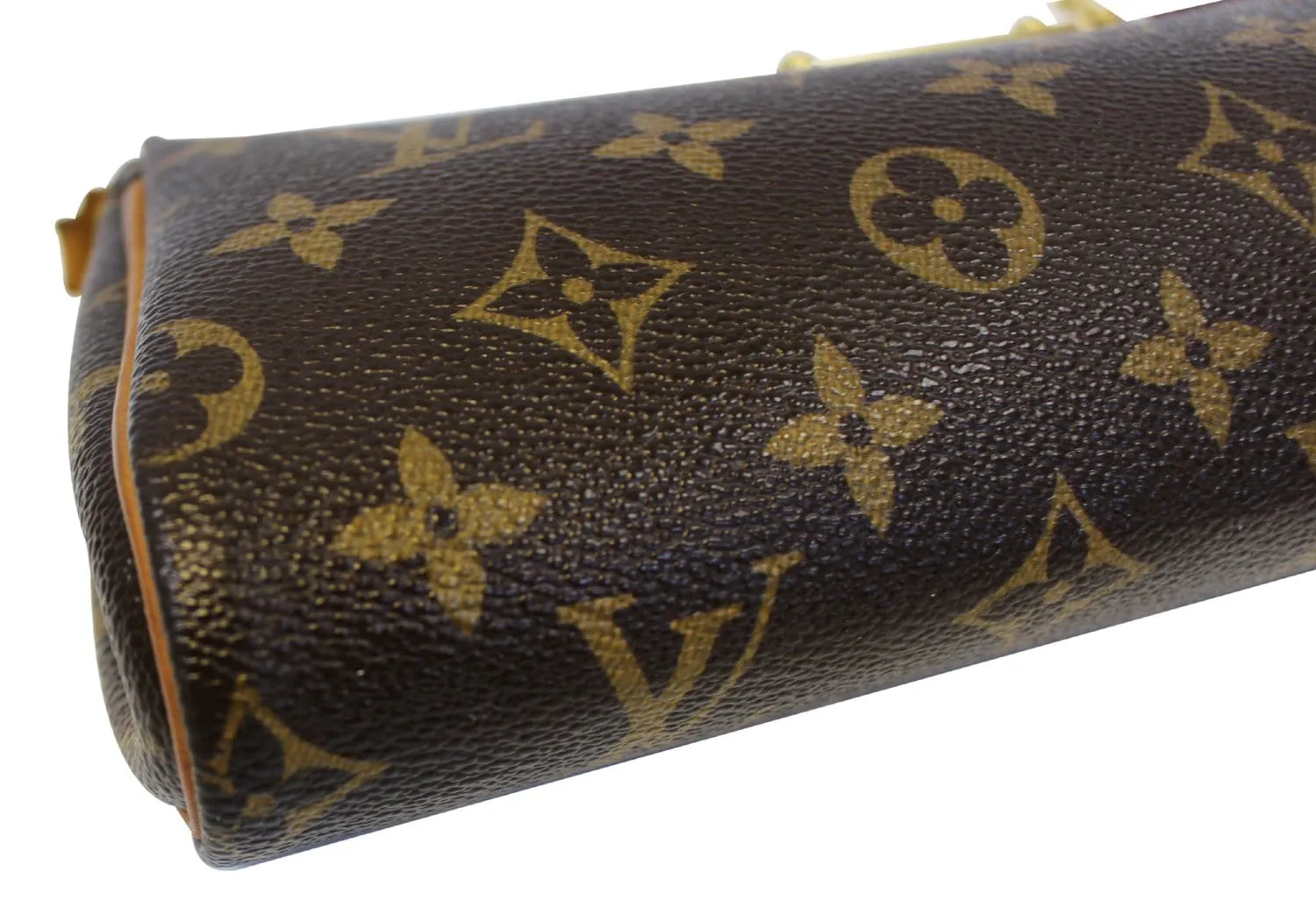 LOUIS VUITTON Monogram Canvas Pochette Eva Clutch Crossbody Bag