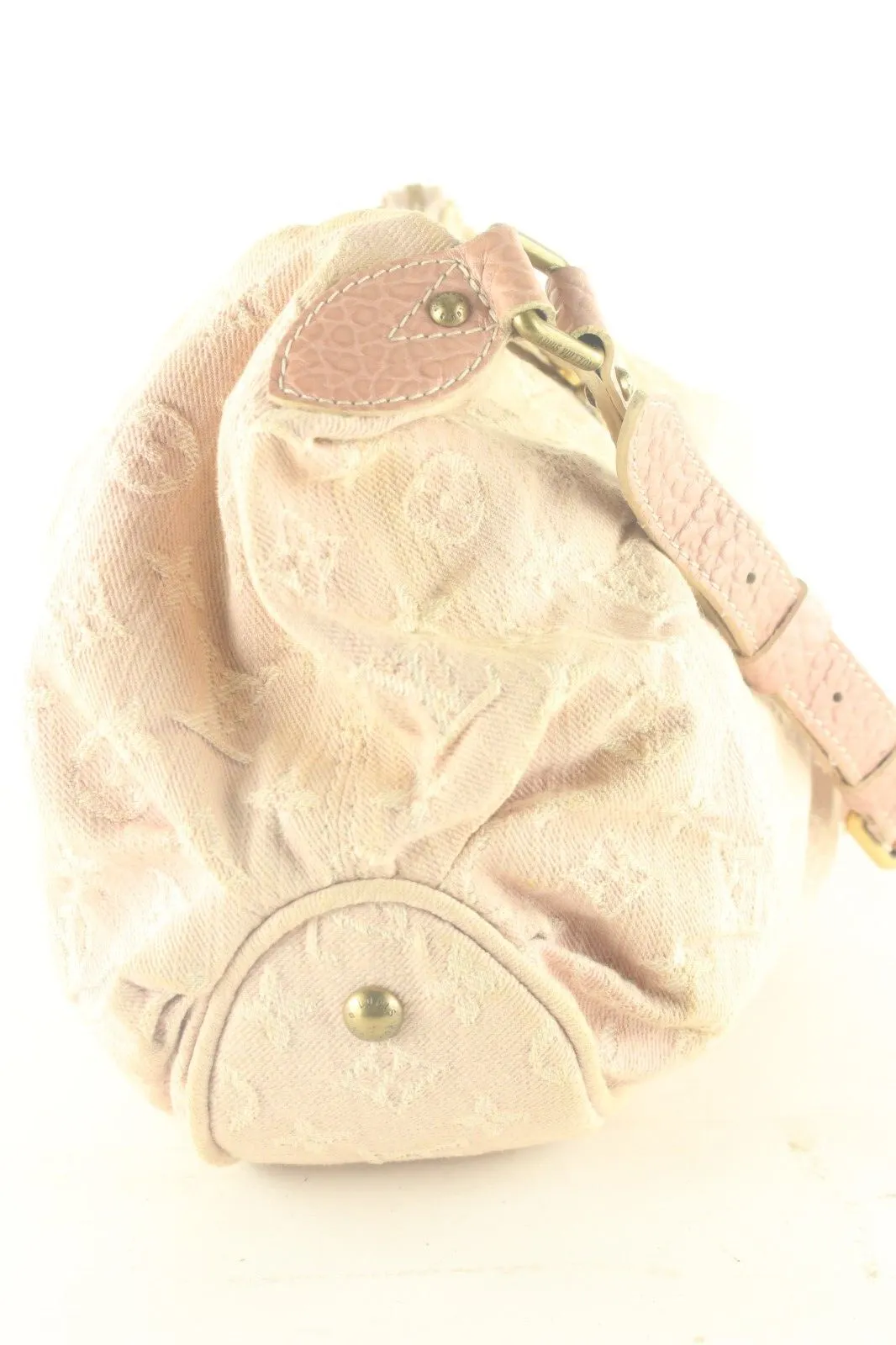 Louis Vuitton Pink Denim Monogram Slightly Messenger 3LK103K