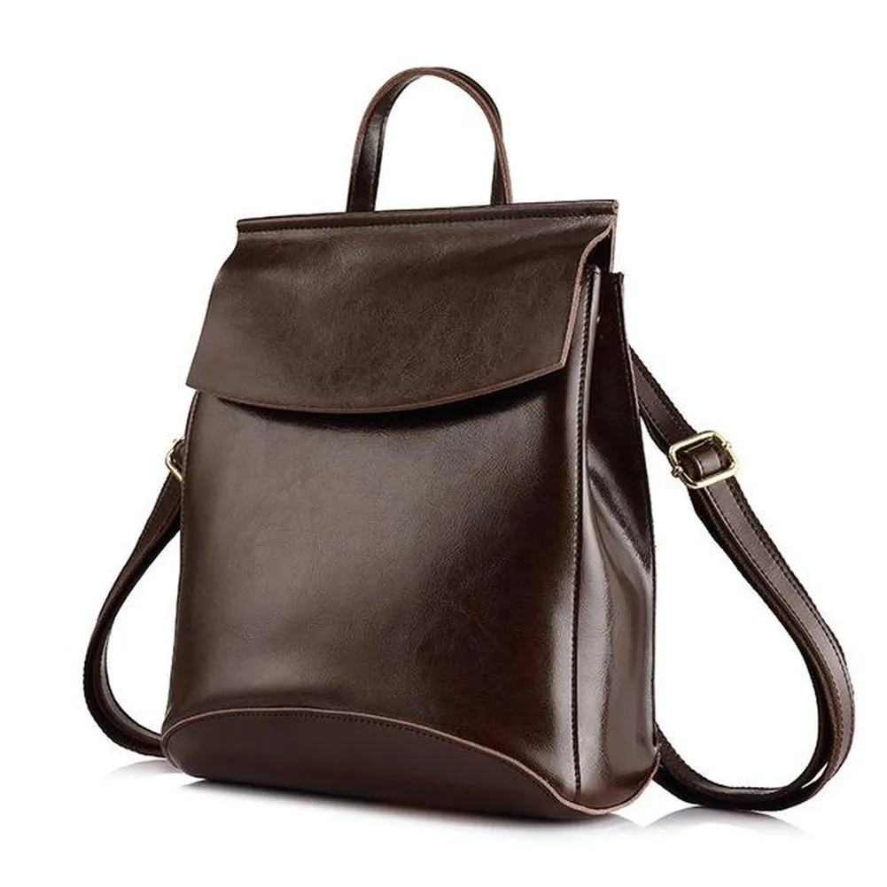 <bold>Fashion Backpack  <br>Genuine-Leather