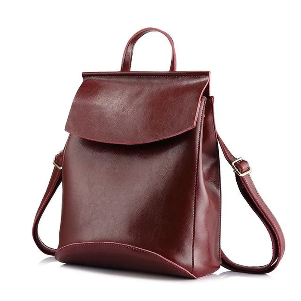 <bold>Fashion Backpack  <br>Genuine-Leather