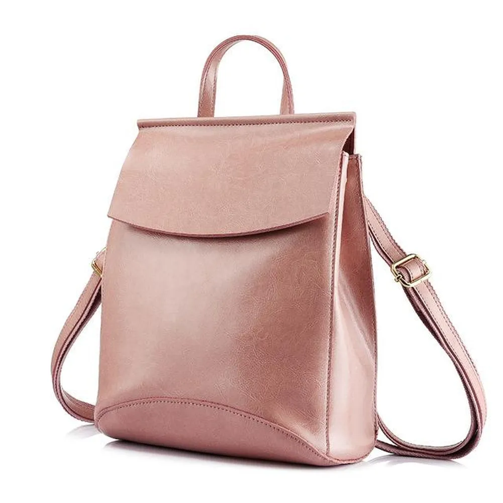 <bold>Fashion Backpack  <br>Genuine-Leather