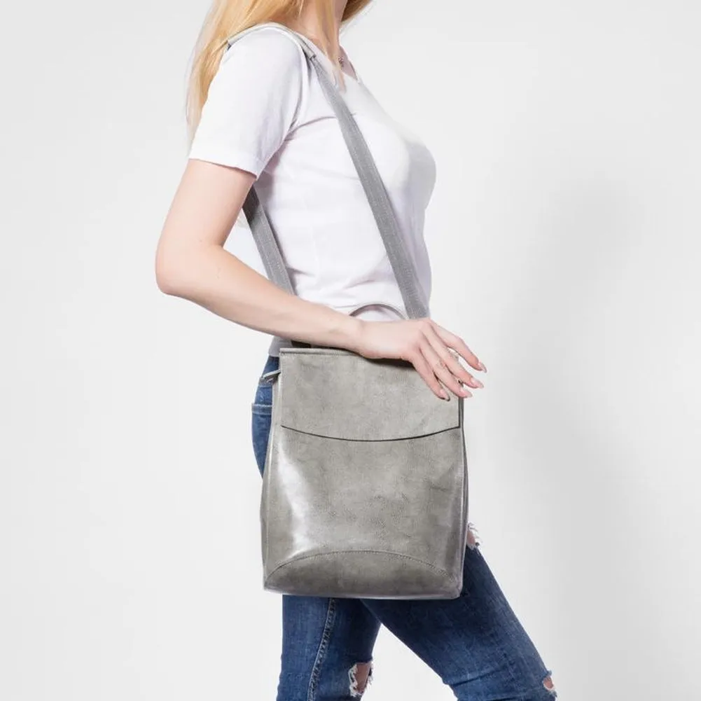 <bold>Fashion Backpack  <br>Genuine-Leather