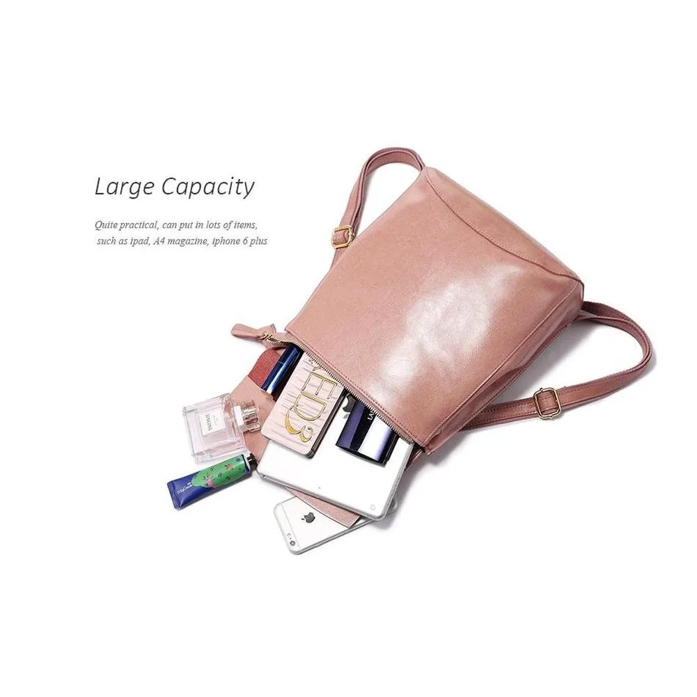 <bold>Fashion Backpack  <br>Genuine-Leather