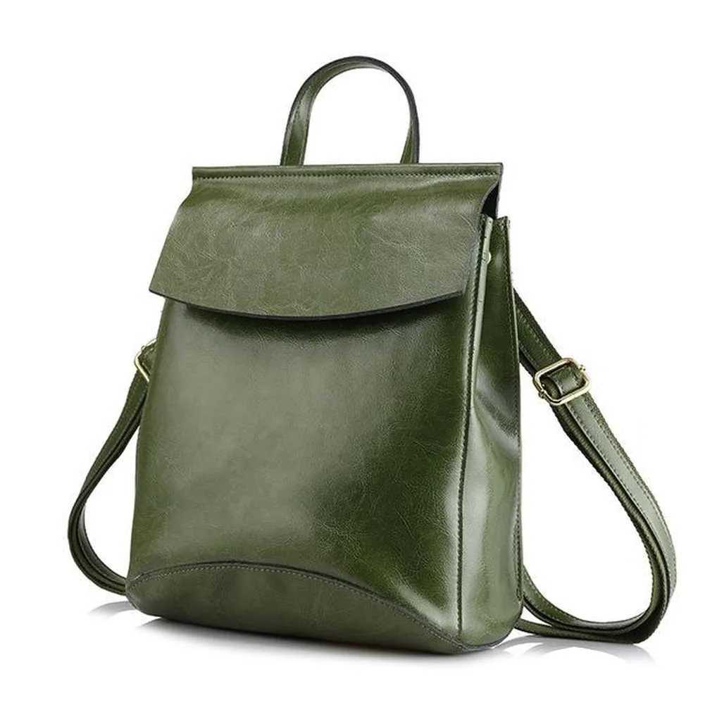 <bold>Fashion Backpack  <br>Genuine-Leather