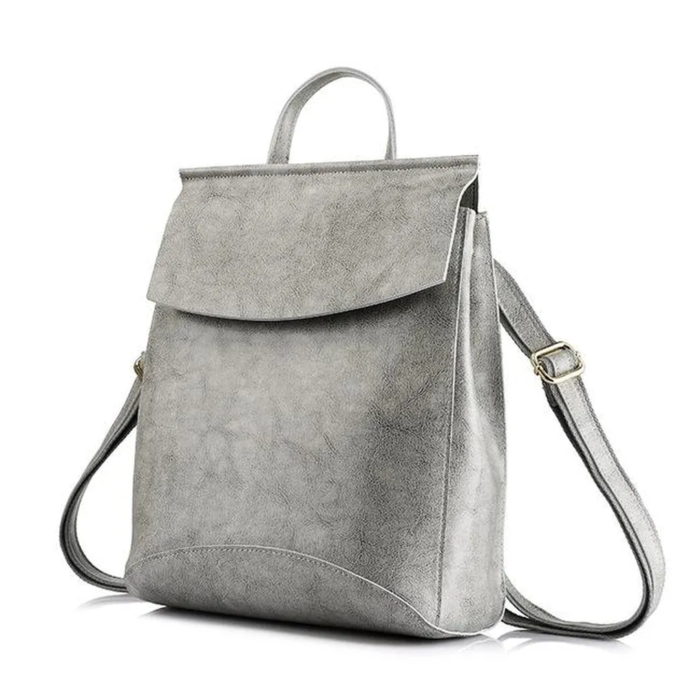 <bold>Fashion Backpack  <br>Genuine-Leather