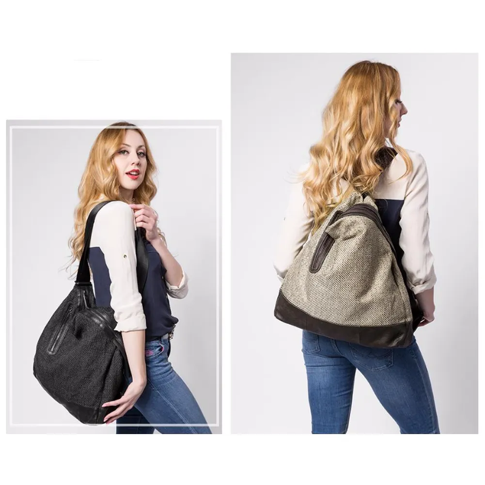 <bold>Hobo / Shoulder Bag  <br>Vegan-Leather