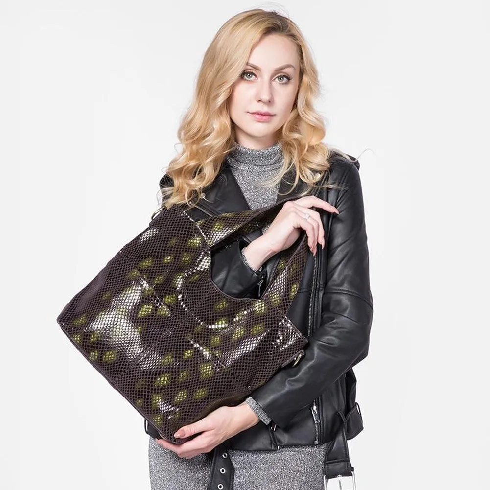 <bold>Hobo  / Tote Bag <br>Genuine-Leather