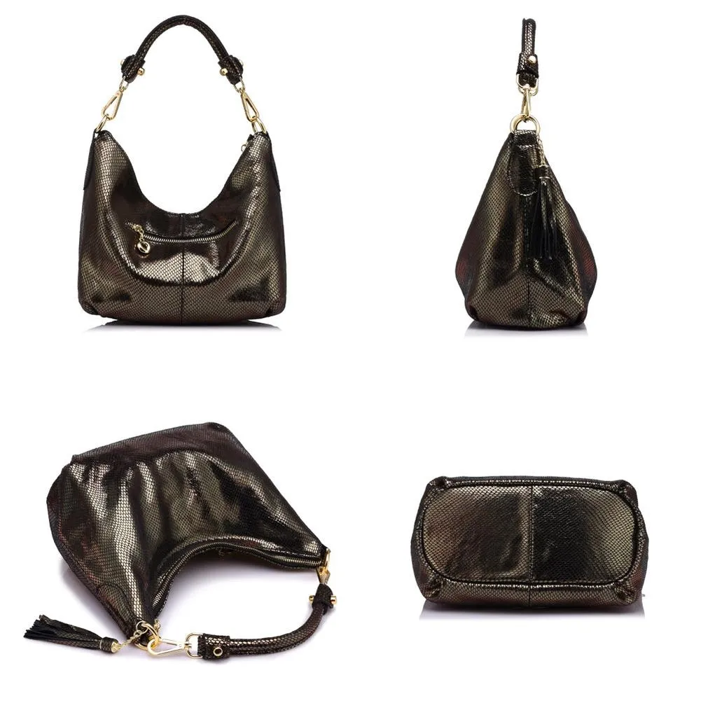 <bold>Hobo  / Tote Bag <br>Genuine-Leather