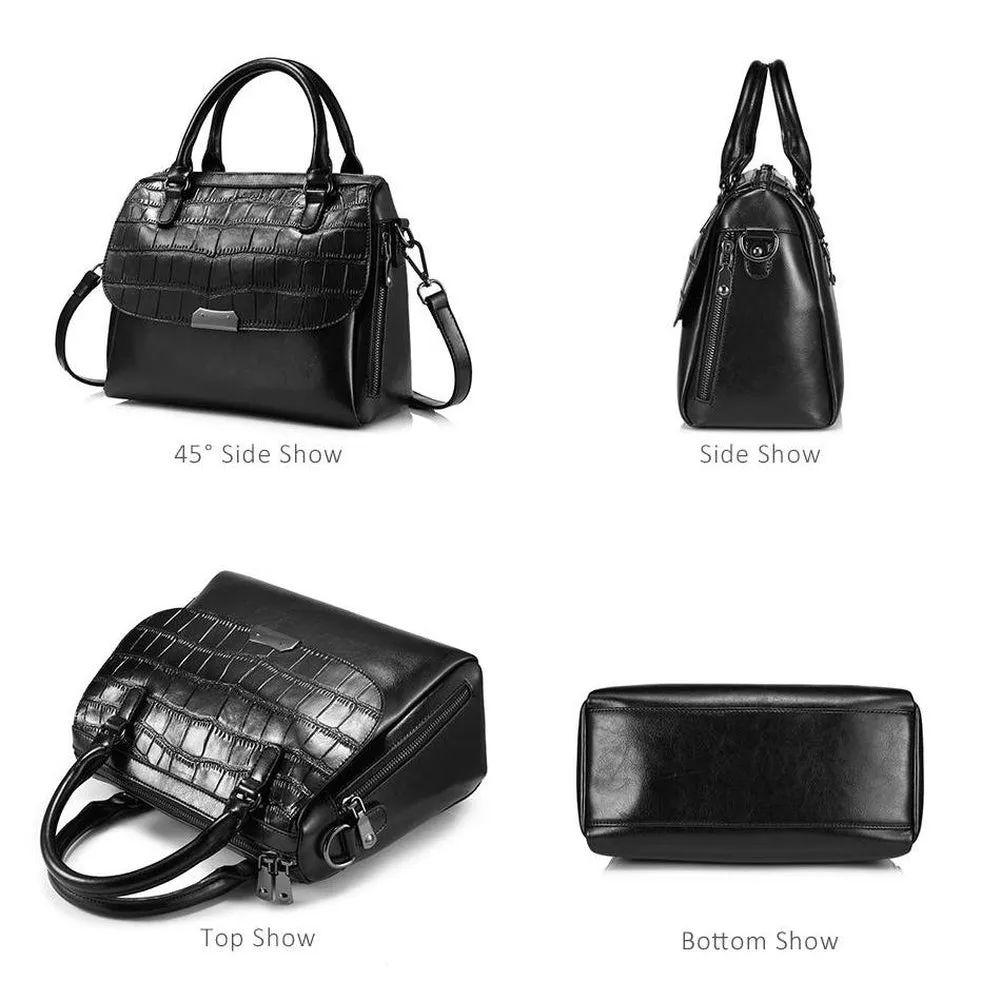 <bold>Top-Handle  / Shoulder Bag  <br>Vegan-Leather