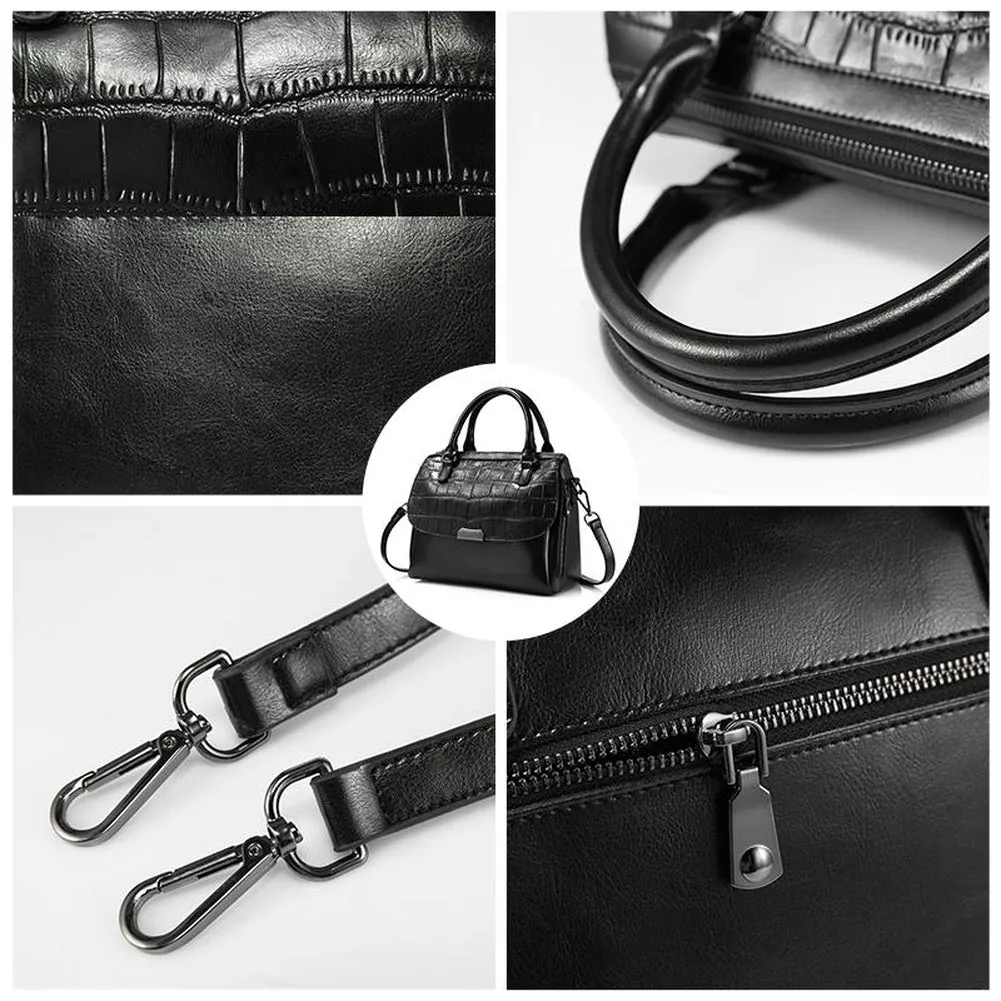 <bold>Top-Handle  / Shoulder Bag  <br>Vegan-Leather
