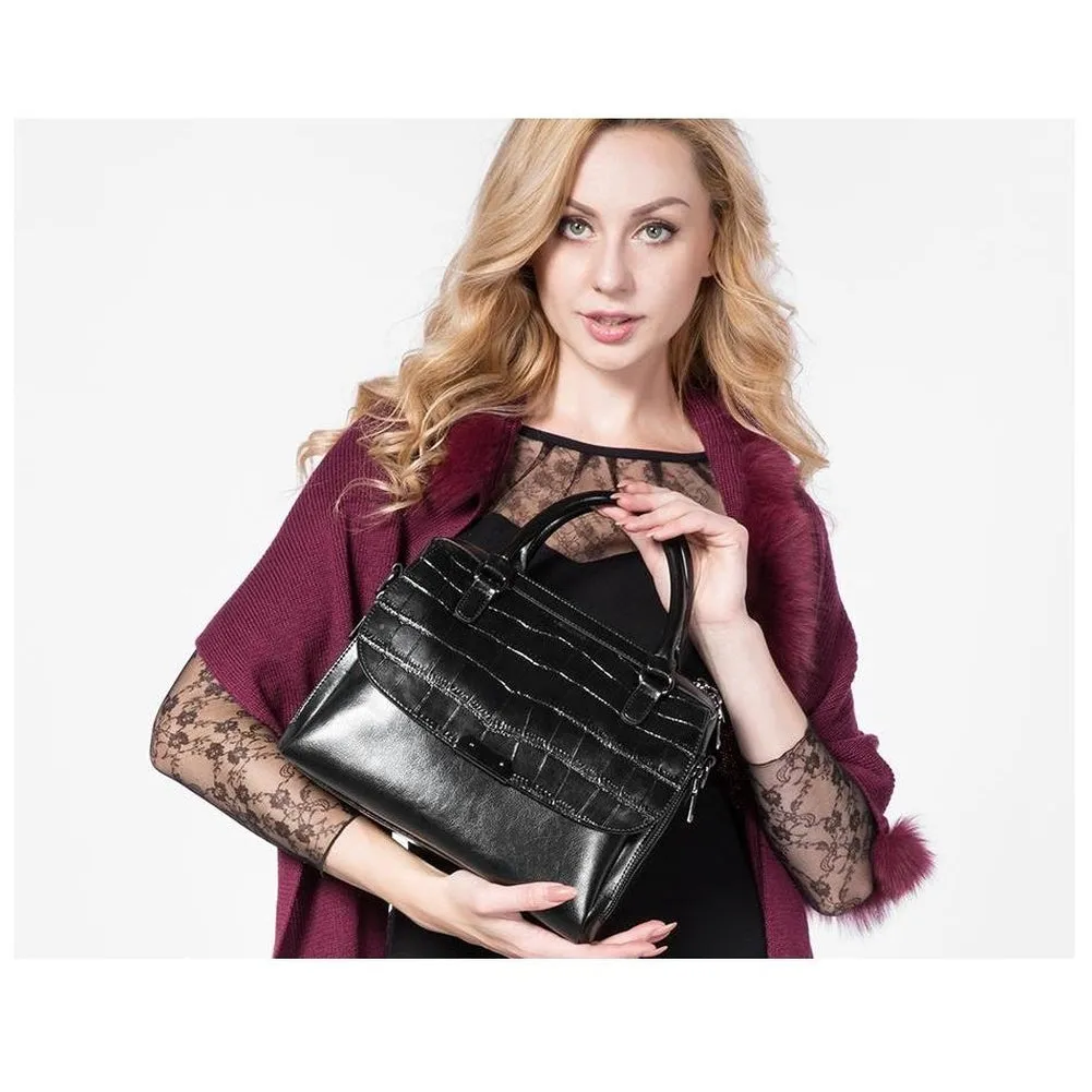 <bold>Top-Handle  / Shoulder Bag  <br>Vegan-Leather