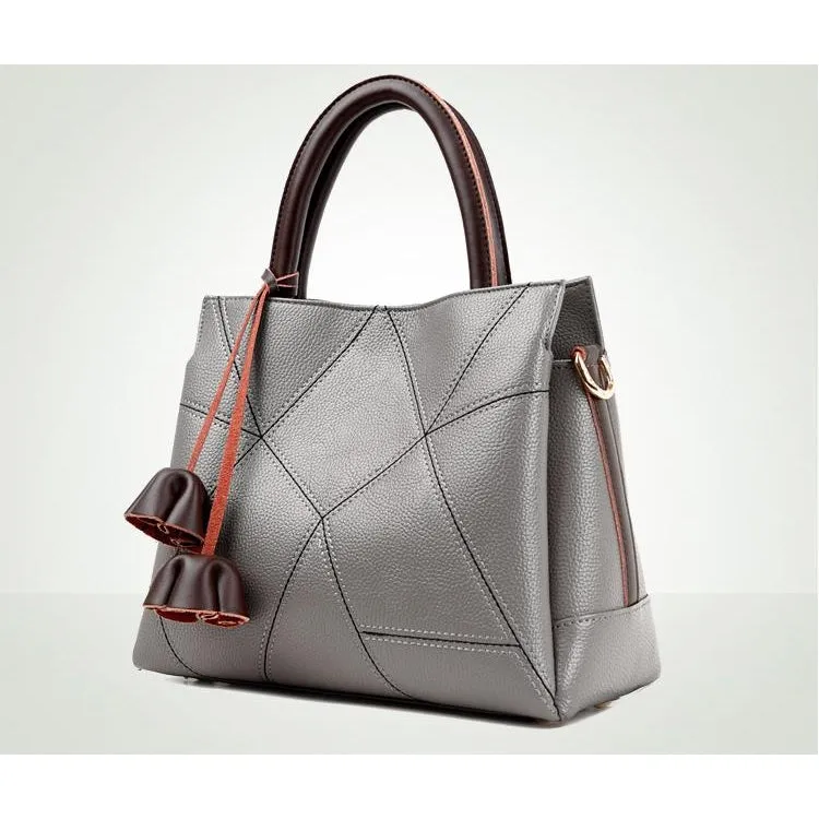 <bold>Tote / Crossbody Bag <br>Genuine-Leather