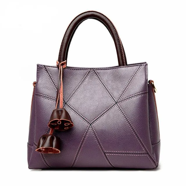 <bold>Tote / Crossbody Bag <br>Genuine-Leather