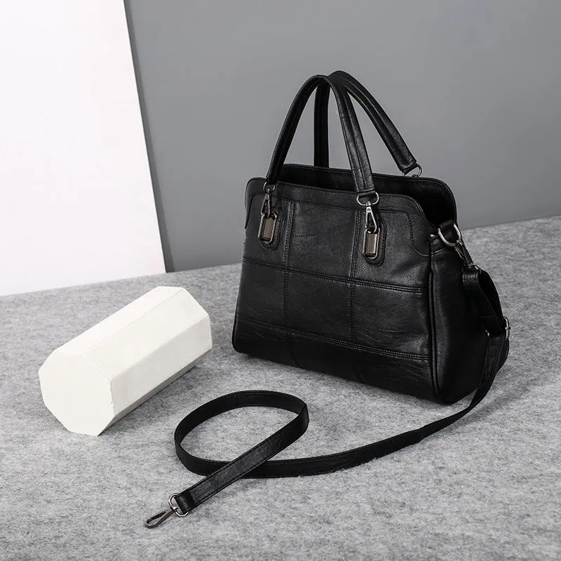 <bold>Tote  / Crossbody Bag <br>Genuine-Leather