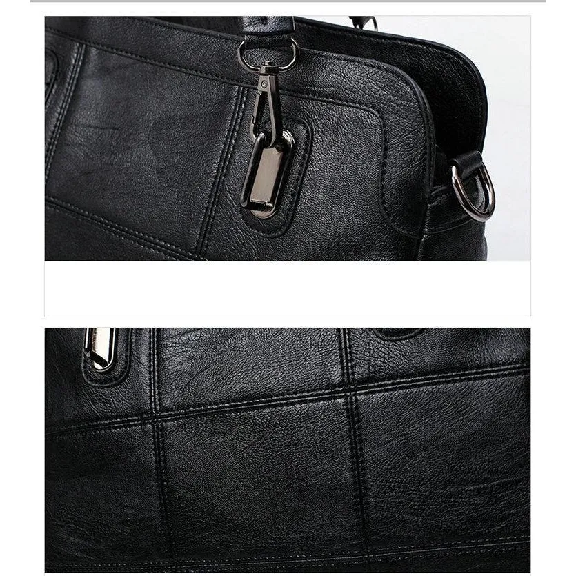 <bold>Tote  / Crossbody Bag <br>Genuine-Leather