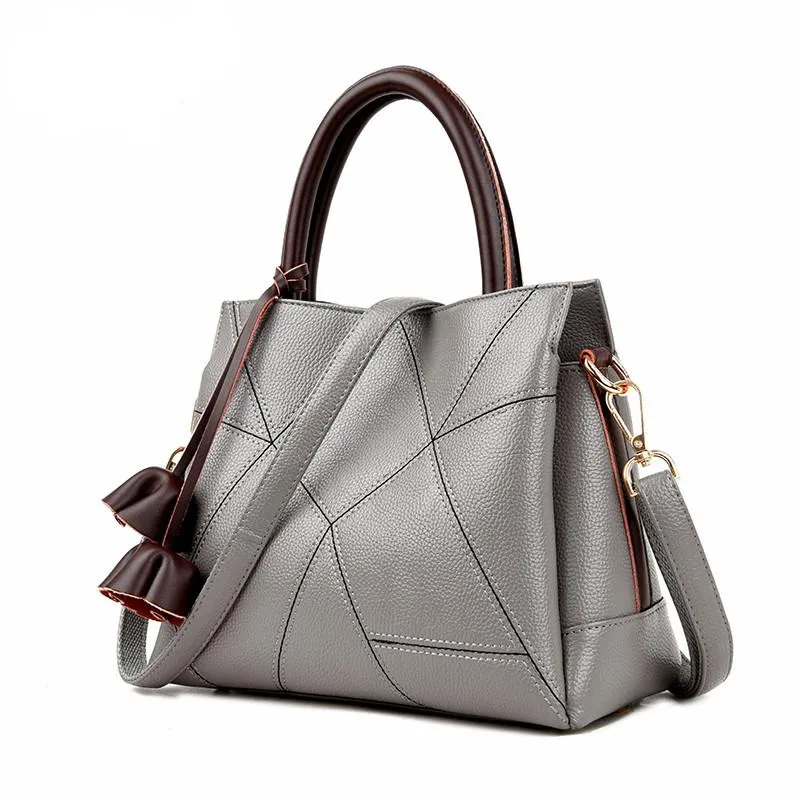 <bold>Tote / Crossbody Bag <br>Genuine-Leather