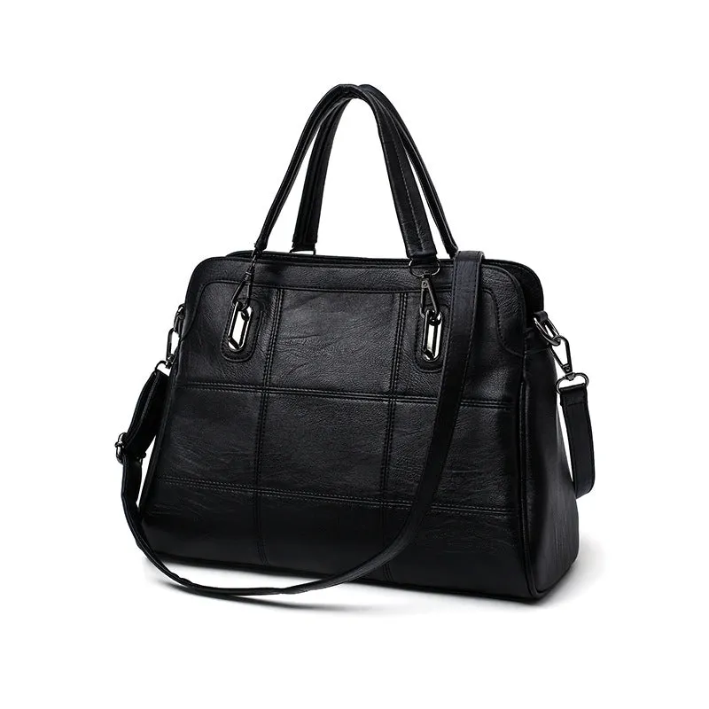 <bold>Tote  / Crossbody Bag <br>Genuine-Leather