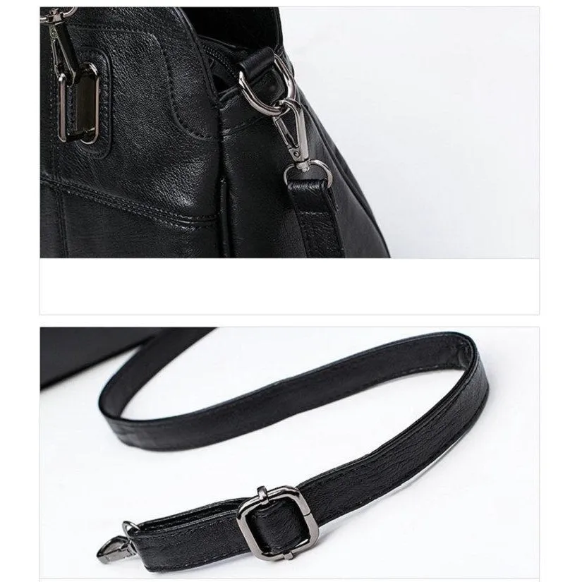 <bold>Tote  / Crossbody Bag <br>Genuine-Leather