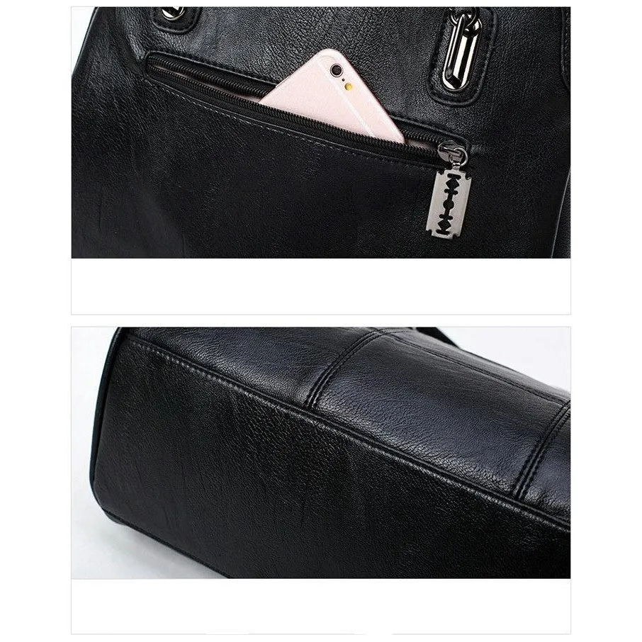 <bold>Tote  / Crossbody Bag <br>Genuine-Leather