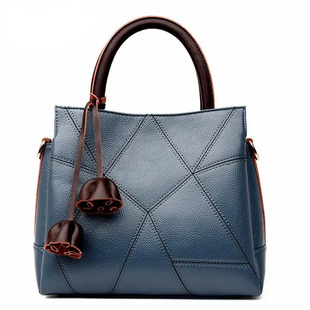 <bold>Tote / Crossbody Bag <br>Genuine-Leather