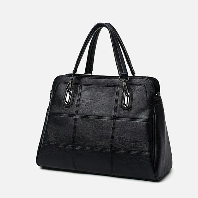 <bold>Tote  / Crossbody Bag <br>Genuine-Leather