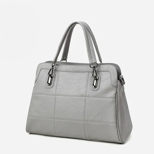<bold>Tote  / Crossbody Bag <br>Genuine-Leather