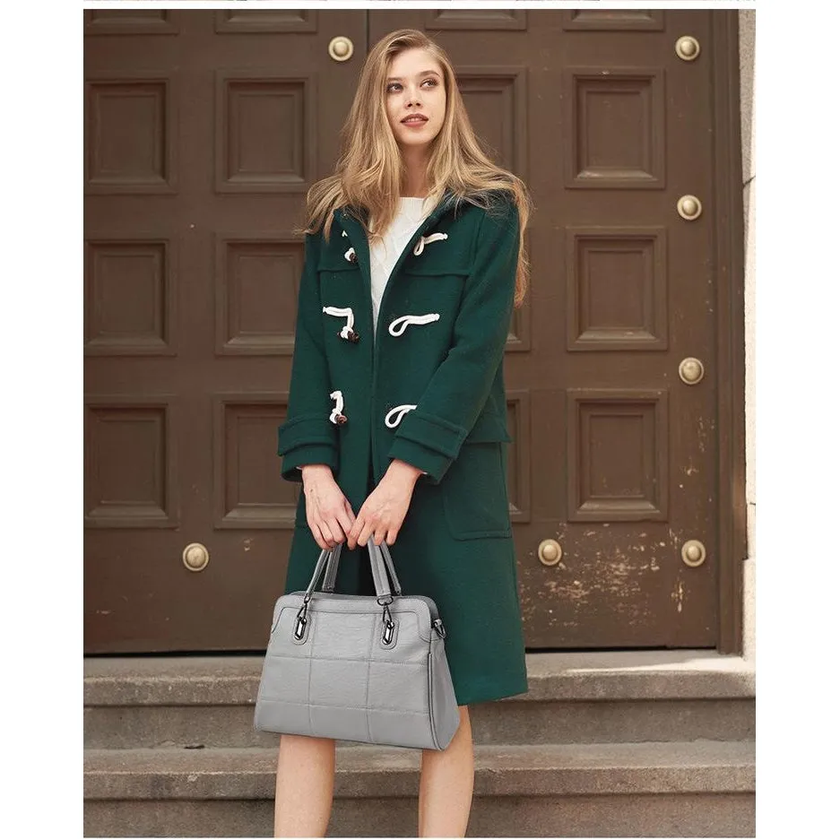 <bold>Tote  / Crossbody Bag <br>Genuine-Leather