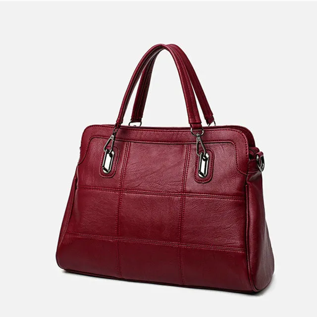 <bold>Tote  / Crossbody Bag <br>Genuine-Leather