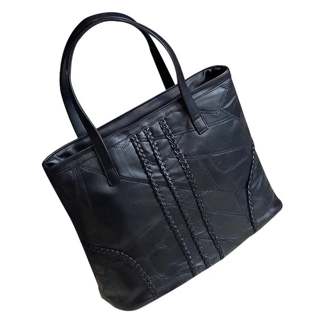 <bold>Tote / Shoulder Bag <br>Genuine-Leather