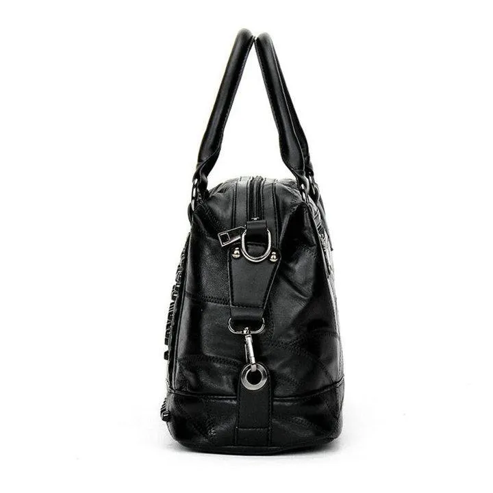 <bold>Tote  / Shoulder Bag <br>Genuine-Leather
