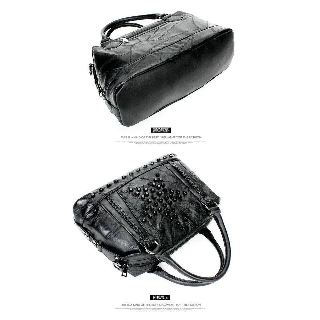 <bold>Tote  / Shoulder Bag <br>Genuine-Leather