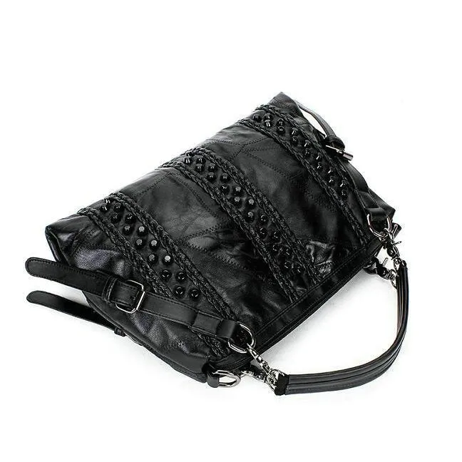 <bold>Tote  / Shoulder Bag <br>Genuine-Leather