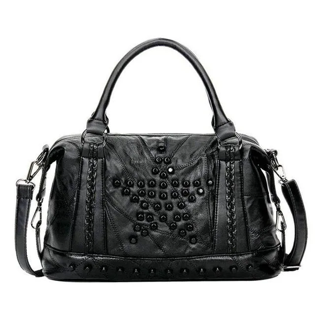 <bold>Tote  / Shoulder Bag <br>Genuine-Leather