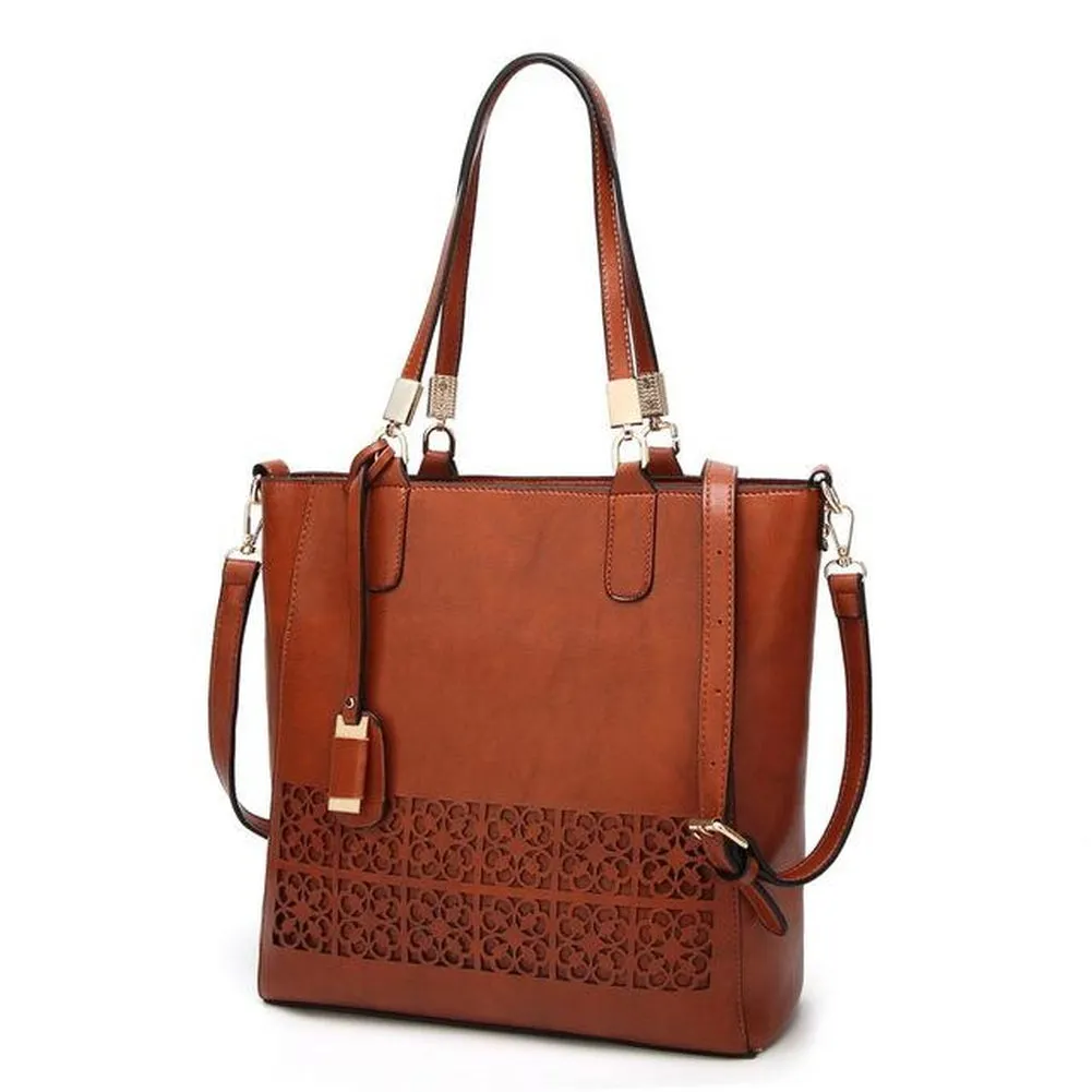 <bold>Tote / Shoulder Bag  <br>Vegan-Leather