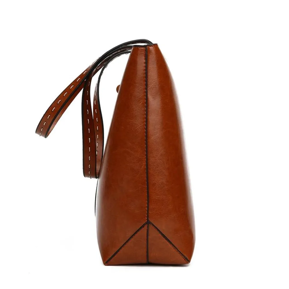 <bold>Tote / Shoulder Bag  <br>Vegan-Leather