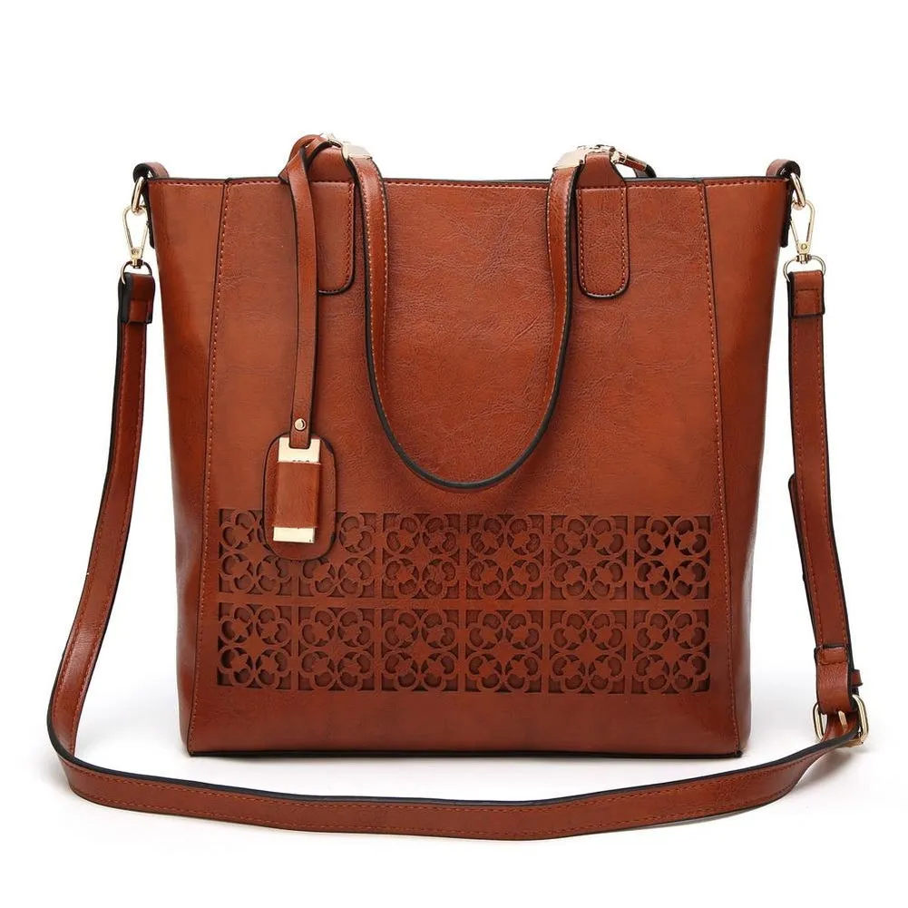 <bold>Tote / Shoulder Bag  <br>Vegan-Leather