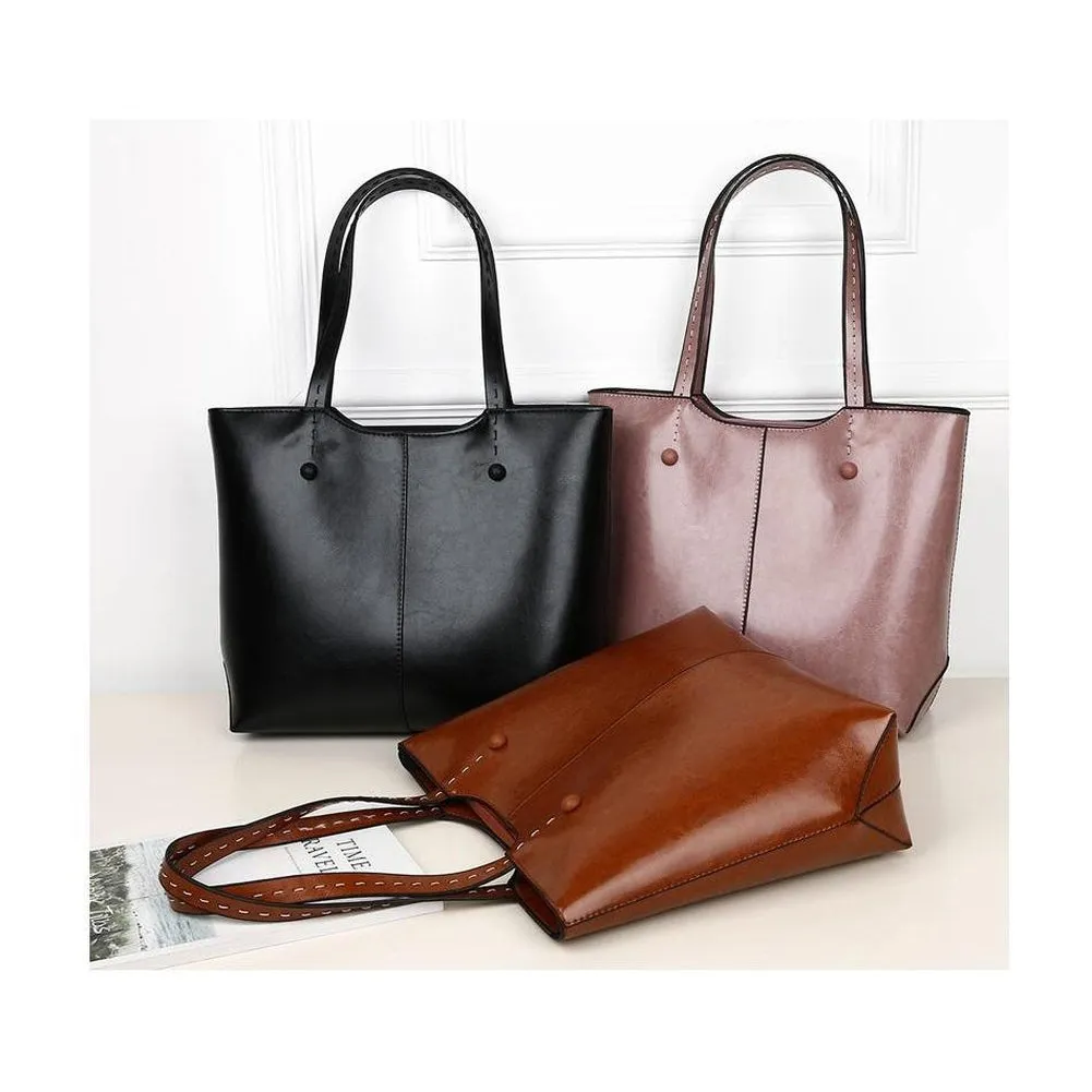 <bold>Tote / Shoulder Bag  <br>Vegan-Leather