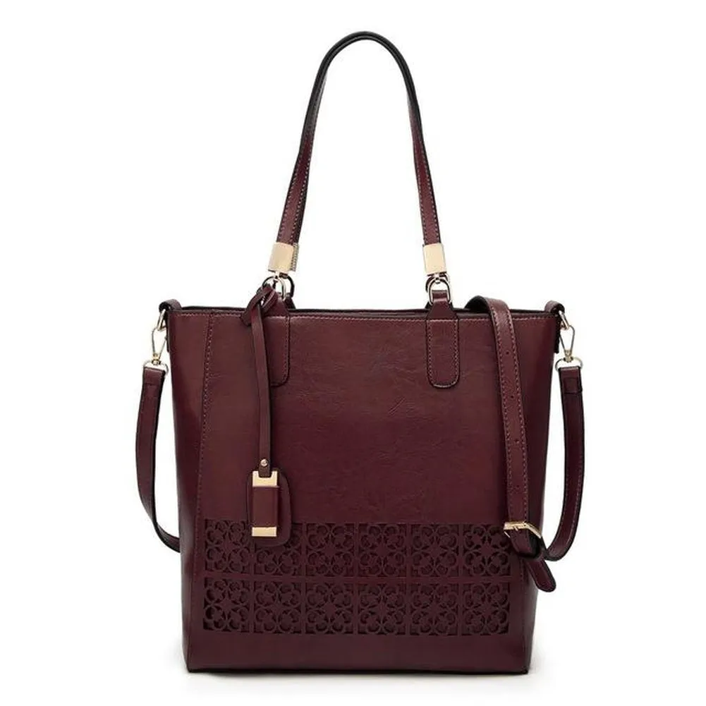 <bold>Tote / Shoulder Bag  <br>Vegan-Leather